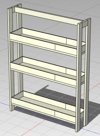 オカモチ型可搬式工具棚