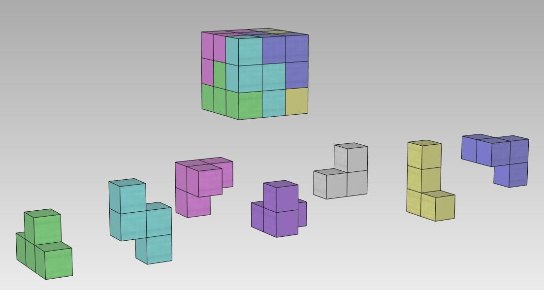 caDIY3Dで「３Ｄイメージ訓練ゲーム」