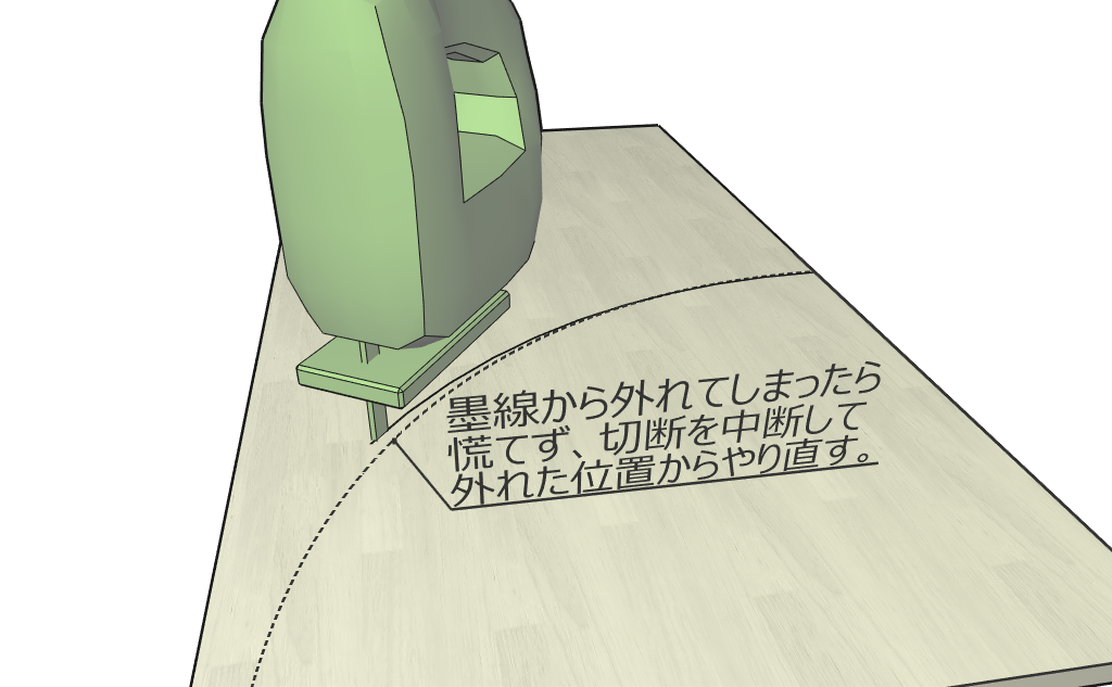 曲線切り
