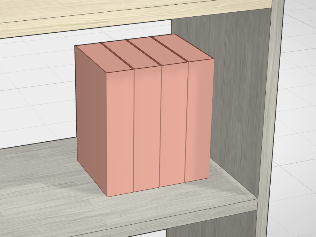 caDIY3Dで棚板の固定方法を確認