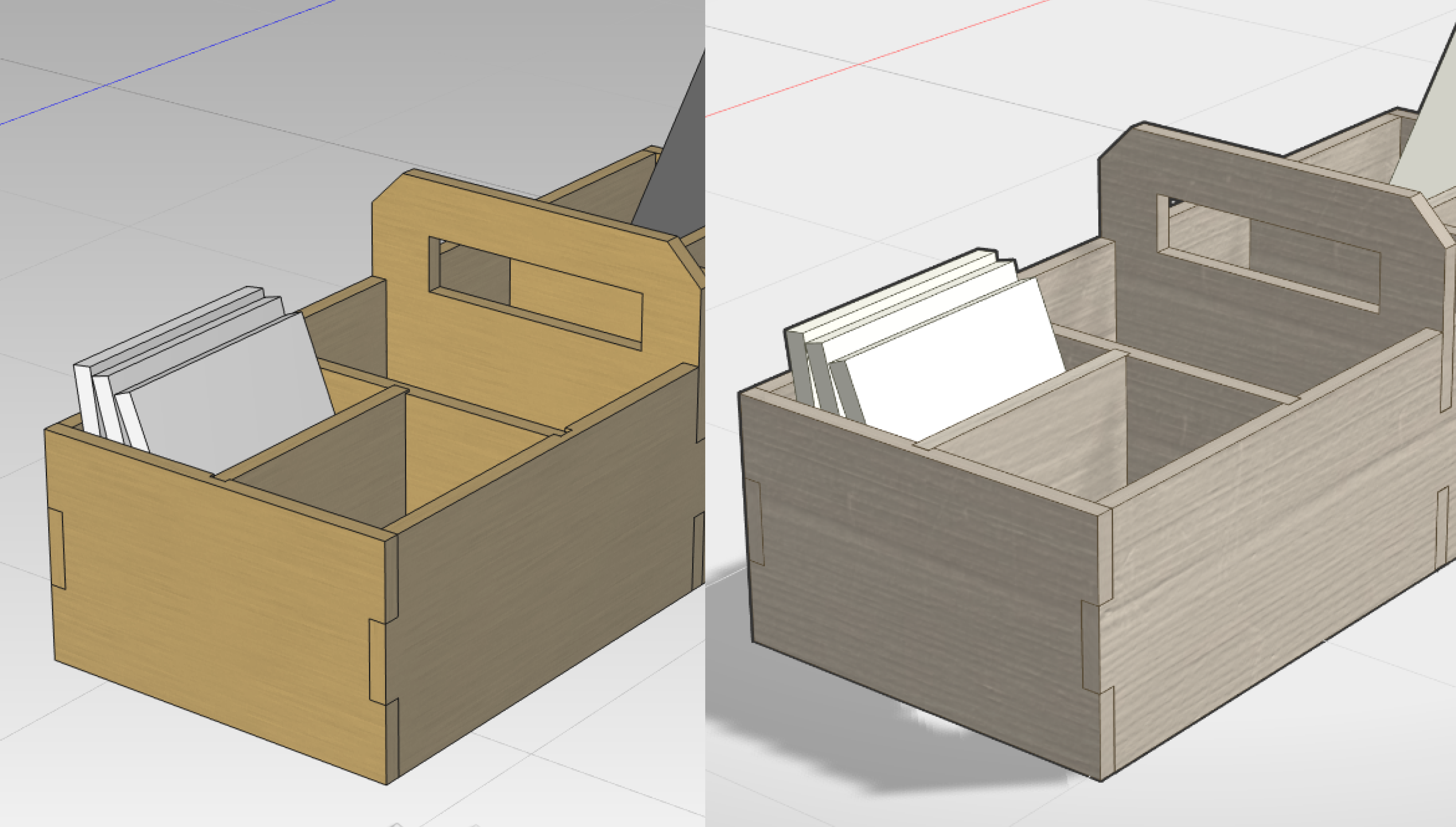 caDIY3D V4の設計画面